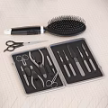 Complete Personal Grooming Tools Set With Hair Brush Scissors And Nail Care Kit