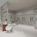 EVE Fashion Clothing Store Modern Minimalist Interior With Clothing Displays And Posters