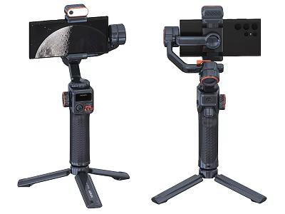 Handheld Smartphone Stabilizer With Tripod Stand For Stable Mobile Filming 3d model