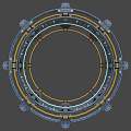 Sci-Fi Jump Gate 3d model