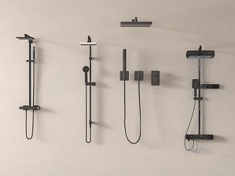 Modern Shower 3d model