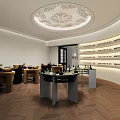 Yeladou Modern Specialty Store Interior With Product Shelves And Display Counter