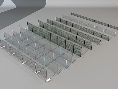Fence 3d model Fence 3d model