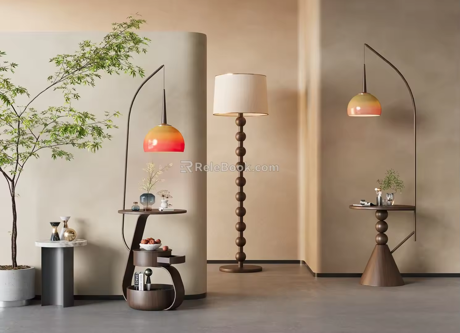 Modern Floor Table Lamp Floor Decorative Lamp Floor Table Lamp 3d model
