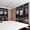 Cloakroom Log Wardrobe 3d model