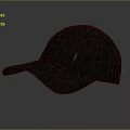 Black Baseball Cap with Textured Design for Casual Daily Wear Lightweight and Comfortable Fit