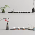 New Chinese Tea Set Teapot Tea Set 3d model