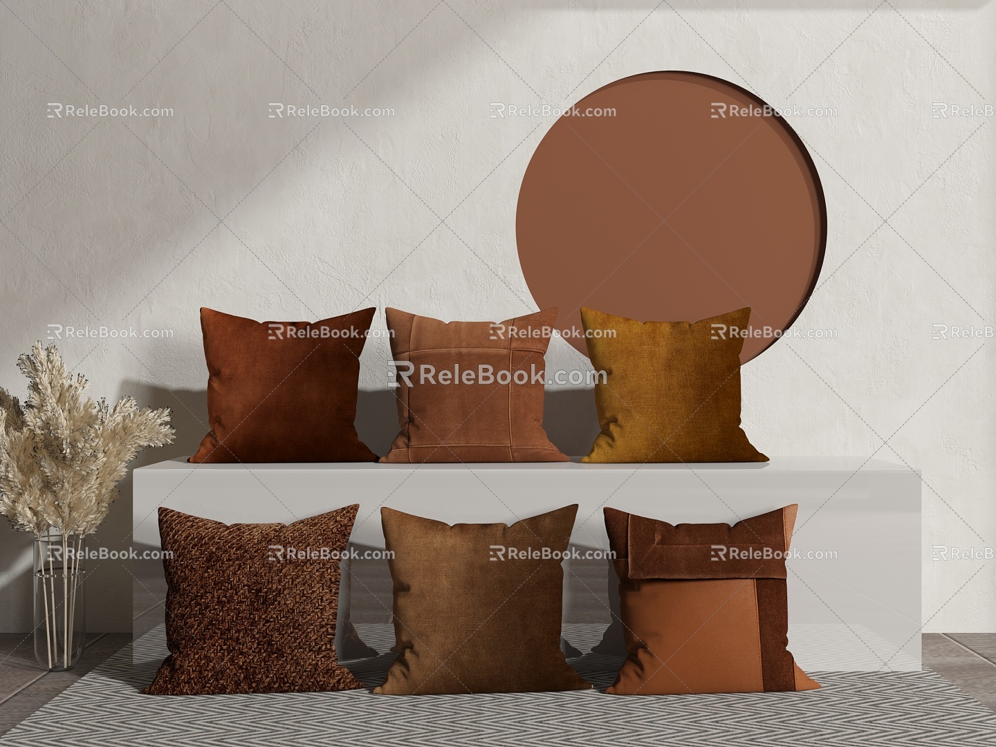 Modern pillow 3d model