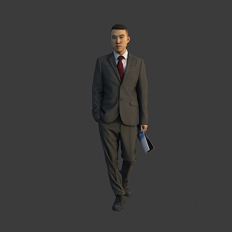 Suit Men Business Wear Men 3d model