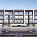 SU model of new Chinese-style multi-storey residence 3d model