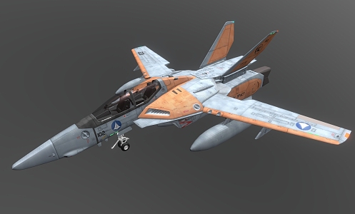 Sci-fighter plane Sci-fighter plane 3d model