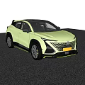 Light Green Modern SUV With Sleek Lines Black Roof And Stylish Front Grille