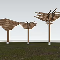 Modern Column Sculpture Sculpture Decorative Column Construction Column Landscape Structure Landscape Column 3d model