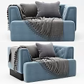 Single sofa multi-color sofa 3d model