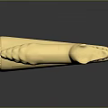 Golden Crocodile Reptile Figurine With Shiny Surface And Reflective Base