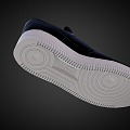 Shoes Casual Shoes sneaker Nike Air Force One Basketball Shoes Board Shoes Men's and Women's Shoes 3d model