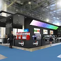 RoyalKitchen Exhibition Booth For High-End Kitchen Customization With Modern Design And Display Screens