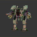 Mecha Warrior Mecha Soldier Machine Armor Mechanical Armor 3d model