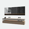 Modern Bathroom Vanity With Large Mirror Cabinet Drawers And Toiletries