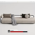 Modern Multiplayer Sofa 3d model
