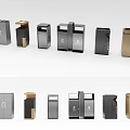 Public Facilities Modern Waste Bins With Various Designs And Contemporary Styles