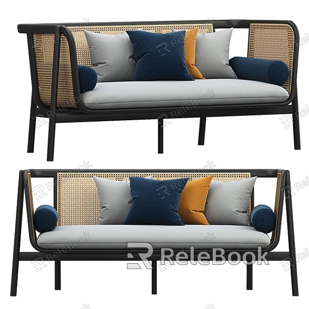 Southeast Asia Double Sofa model