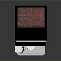 Modern Kitchen Appliance Coffee Machine With Display Screen And Cup Of Layered Beverage