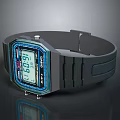 Casio Digital Watch With Classic Design Black Resin Strap And Digital Time
