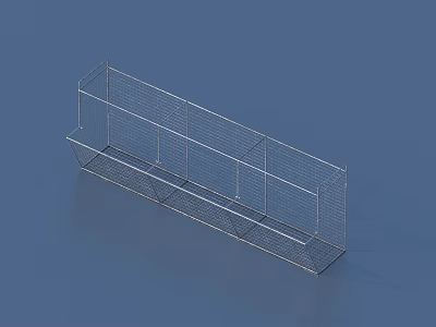 Storage basket daily necessities craft ornaments artwork 3d model