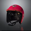 Pink Fire Safety Helmet With Protective Apparel Features And Bold FIRE Lettering