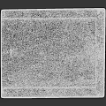 Vintage Yellow Square Wooden Box With Worn Surface On Black Background