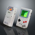 Game machine electronic chicken hand game machine hand game machine handheld game machine computer 3d model