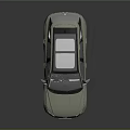 Modern Stylish SUV With Black Roof Sunroof And Silver Exterior Finish