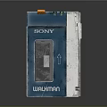 Sony Walkman Retro Digital Audio Player With Classic Portable Design 3d model