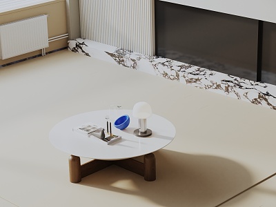 Modern coffee table model