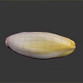 Fresh Endive Vegetable With White Base And Yellow Leaf Tips On Dark Background