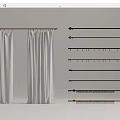 Curtains With Different Styles And Various Curtain Rods For Home Decor Design