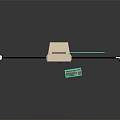 Retro game machine box game machine 3d model