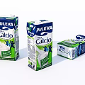 Puleva Caldo Vanilla Milk Drink Cartons Displayed In Three Angles