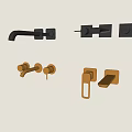 Modern Wall Mounted Faucets With Various Styles And Color Options For Bathrooms