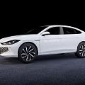 White Modern Sedan With Sleek Aerodynamic Body And Black Alloy Wheels