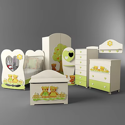 Crib 3d model