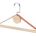 Modern Clothes Hanger Drying Hanger Leather Hanger Leather Hanger Pants Rack Clothes Hanger 3d model