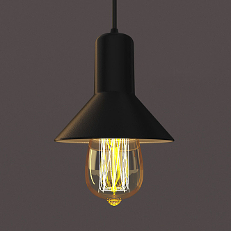 Industrial LOFT chandelier 3d model