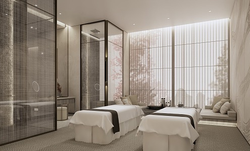 Modern SPA Zen 3d model