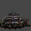 Sci-Fi Architecture Armory 3d model