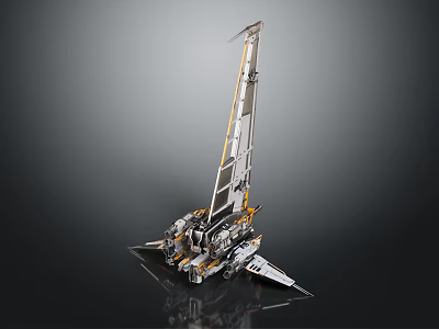 Lego Crane Construction Toy With Mechanical Boom And Tracked Base Design 3d model
