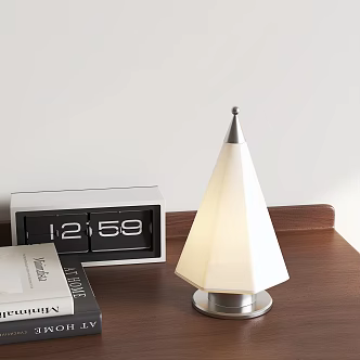 Modern glass table lamp 3d model