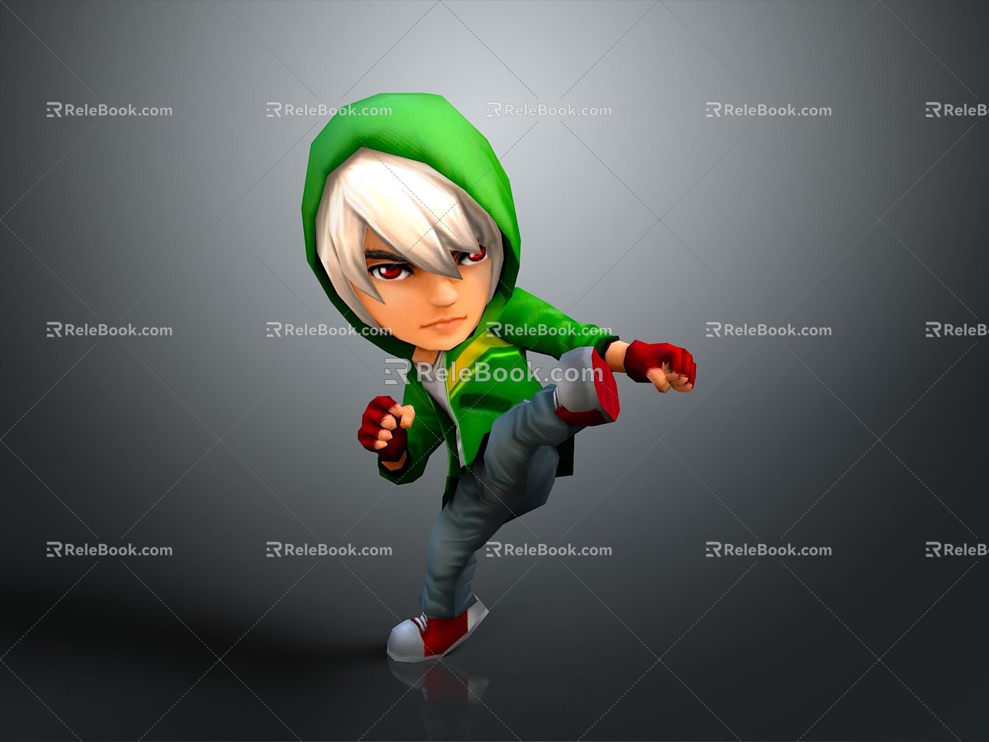 Muay Thai Free Fight Fighting Athlete Muay Thai Athlete Boxer Boxer Athlete Sanda 3d model