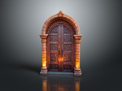 Ancient Building Door Ancient Building Door Chinese Style Door Antique Door Classical Door Chinese Style Door Chinese Style Entrance Traditional Door 3d model